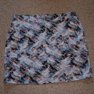 Palm Tress and Flamingo Skort